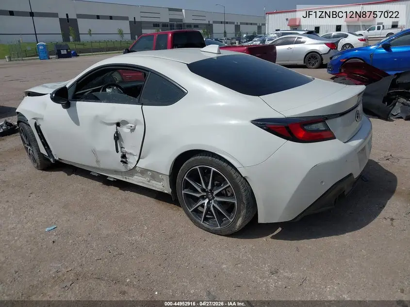 2022 Toyota Gr86 VIN: JF1ZNBC12N8757022 Lot: 44952916