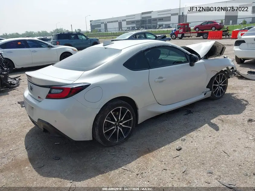 2022 Toyota Gr86 VIN: JF1ZNBC12N8757022 Lot: 44952916