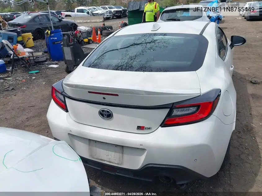 2022 Toyota Gr86 Premium VIN: JF1ZNBF11N8755449 Lot: 44953271