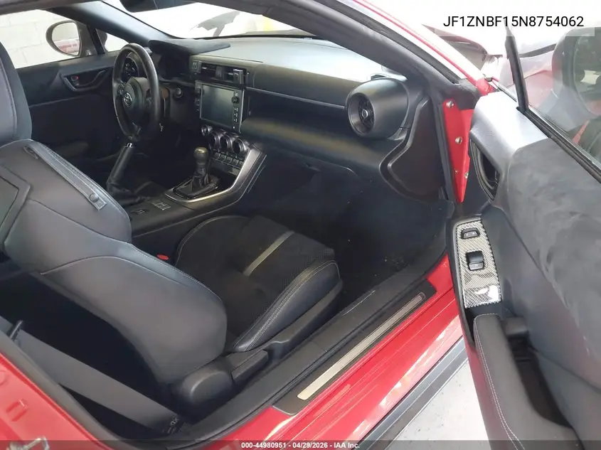 2022 Toyota Gr86 Premium VIN: JF1ZNBF15N8754062 Lot: 44980951
