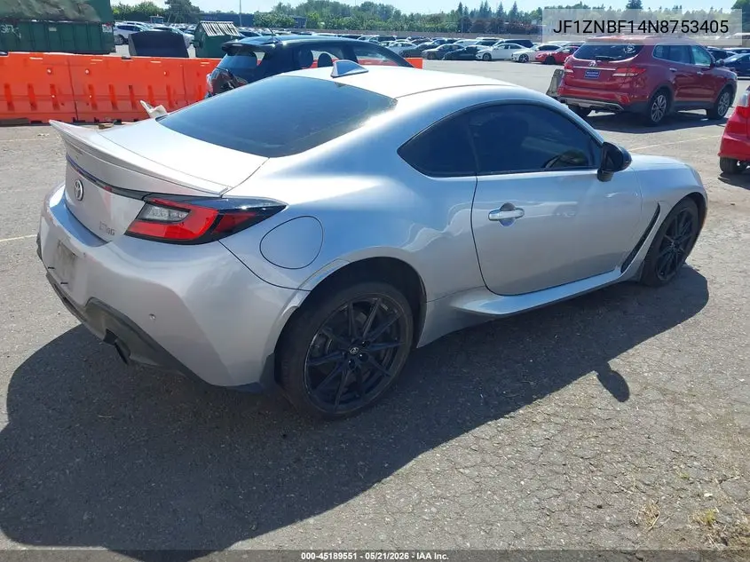 2022 Toyota Gr86 Premium VIN: JF1ZNBF14N8753405 Lot: 45189551
