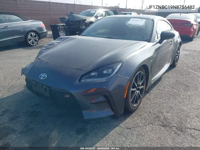2022 Toyota Gr86 VIN: JF1ZNBC19N8756482 Lot: 45250737
