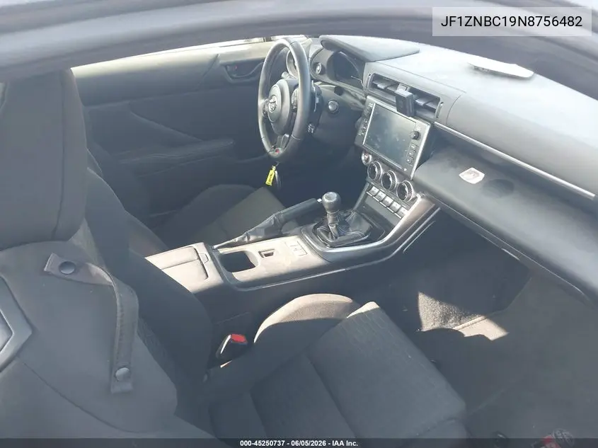 2022 Toyota Gr86 VIN: JF1ZNBC19N8756482 Lot: 45250737