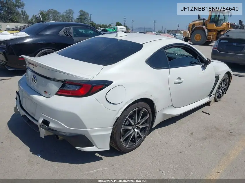 2022 Toyota Gr86 VIN: JF1ZNBB18N9754640 Lot: 45267741
