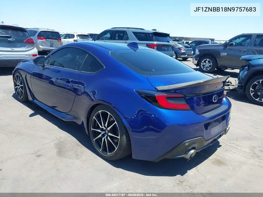 2022 Toyota Gr86 VIN: JF1ZNBB18N9757683 Lot: 45317197