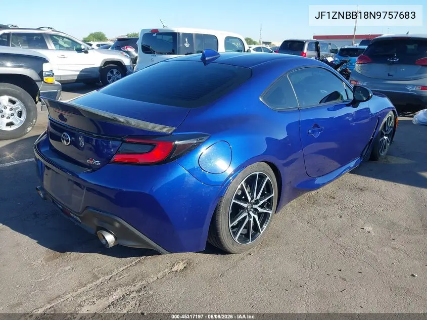 2022 Toyota Gr86 VIN: JF1ZNBB18N9757683 Lot: 45317197