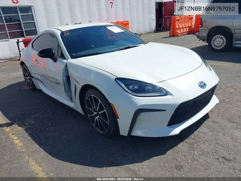 2022 Toyota Gr86 VIN: JF1ZNBB16N9757052 Lot: 45421664