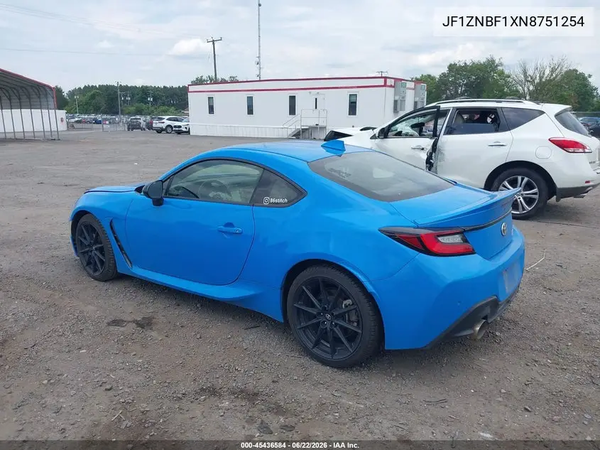 2022 Toyota Gr86 Premium VIN: JF1ZNBF1XN8751254 Lot: 45436584