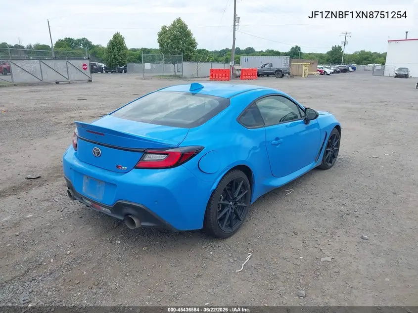2022 Toyota Gr86 Premium VIN: JF1ZNBF1XN8751254 Lot: 45436584