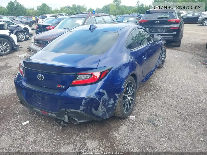 2022 Toyota Gr86 VIN: JF1ZNBC18N8755324 Lot: 45541046