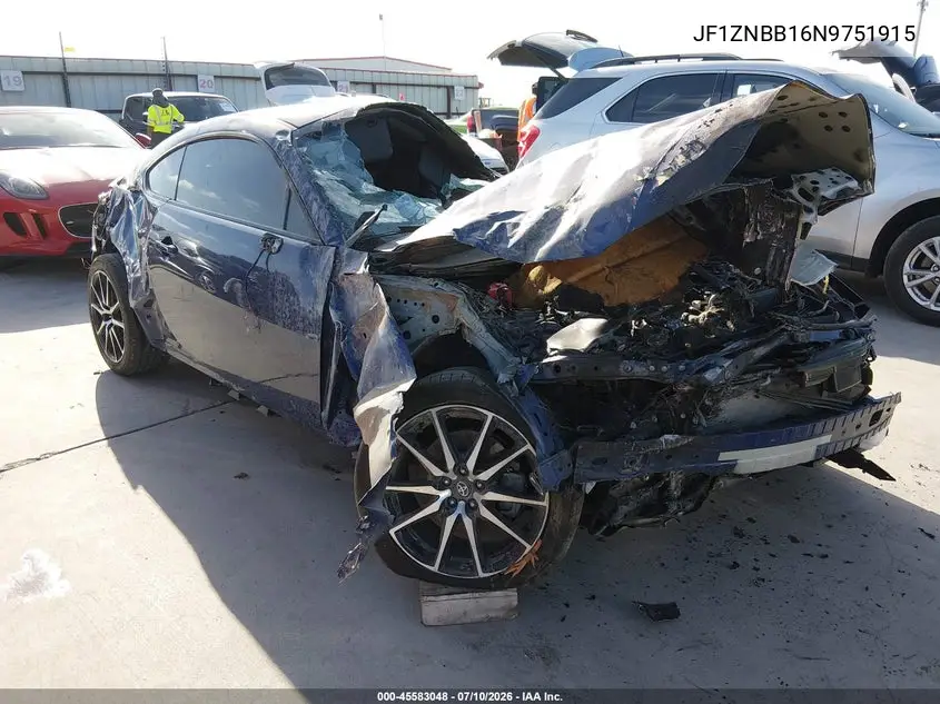 2022 Toyota Gr86 VIN: JF1ZNBB16N9751915 Lot: 45583048