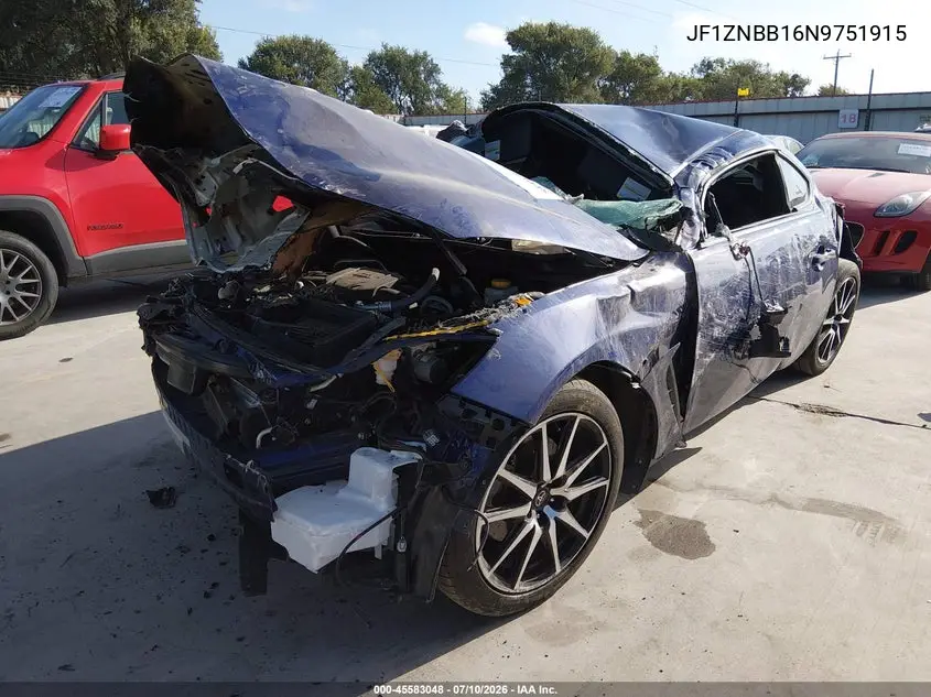 2022 Toyota Gr86 VIN: JF1ZNBB16N9751915 Lot: 45583048
