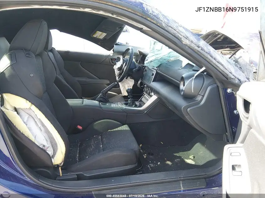 2022 Toyota Gr86 VIN: JF1ZNBB16N9751915 Lot: 45583048