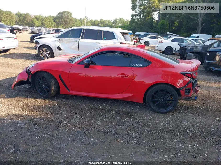 2022 Toyota Gr86 Premium VIN: JF1ZNBF16N8750506 Lot: 45606660