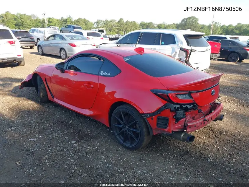 2022 Toyota Gr86 Premium VIN: JF1ZNBF16N8750506 Lot: 45606660
