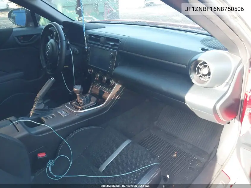 2022 Toyota Gr86 Premium VIN: JF1ZNBF16N8750506 Lot: 45606660
