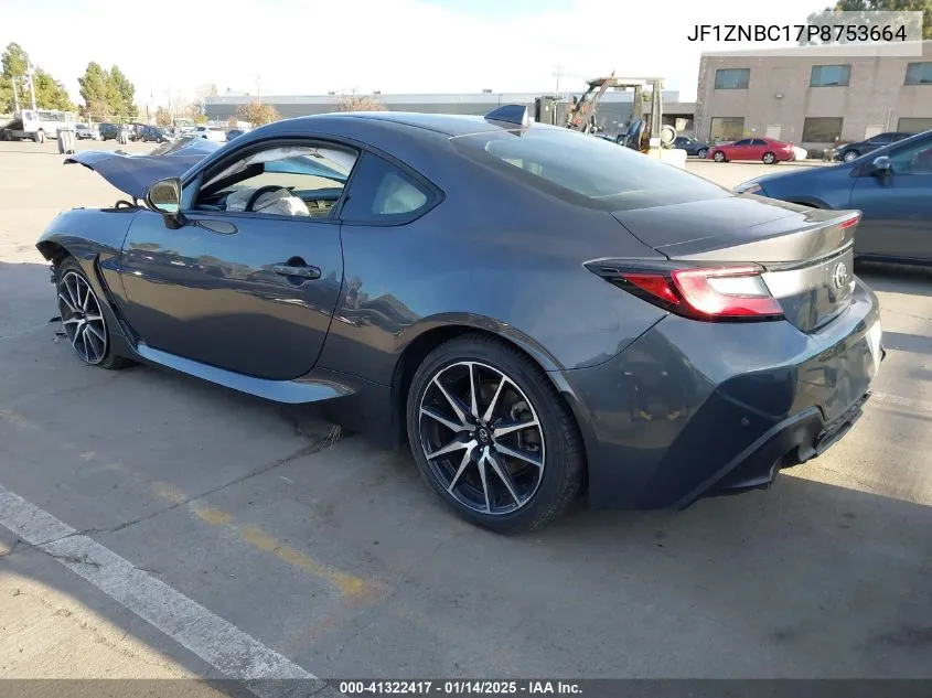 2023 Toyota Gr86 VIN: JF1ZNBC17P8753664 Lot: 41322417