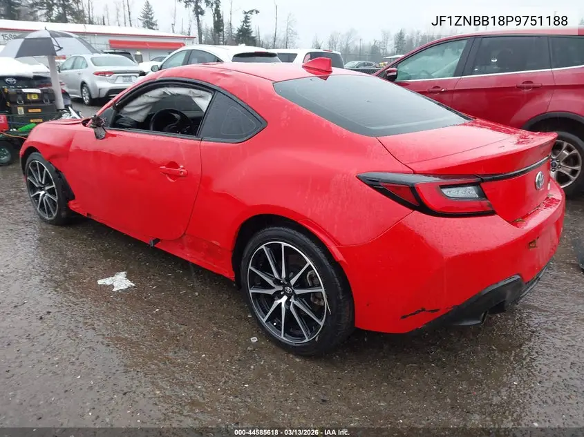 2023 Toyota Gr86 VIN: JF1ZNBB18P9751188 Lot: 44585618
