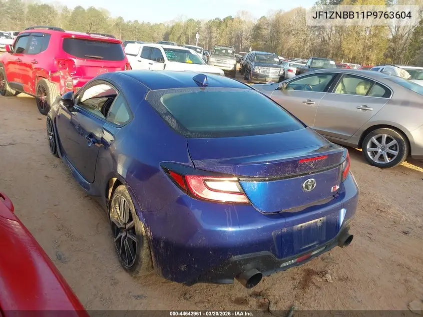 2023 Toyota Gr86 VIN: JF1ZNBB11P9763604 Lot: 44642961