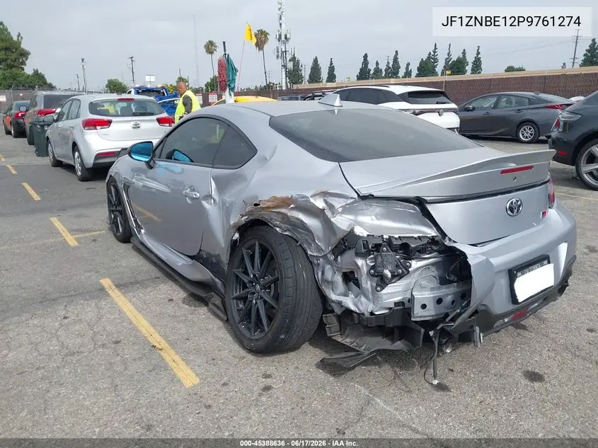 2023 Toyota Gr86 Premium VIN: JF1ZNBE12P9761274 Lot: 45388636
