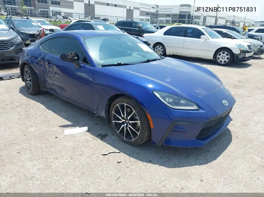 2023 Toyota Gr86 VIN: JF1ZNBC11P8751831 Lot: 45419385