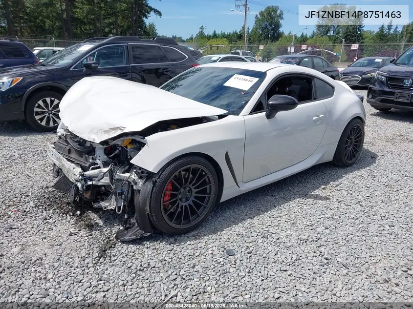 2023 Toyota Gr86 Premium VIN: JF1ZNBF14P8751463 Lot: 45428040