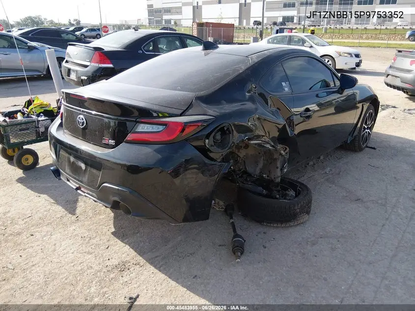 2023 Toyota Gr86 VIN: JF1ZNBB15P9753352 Lot: 45483955