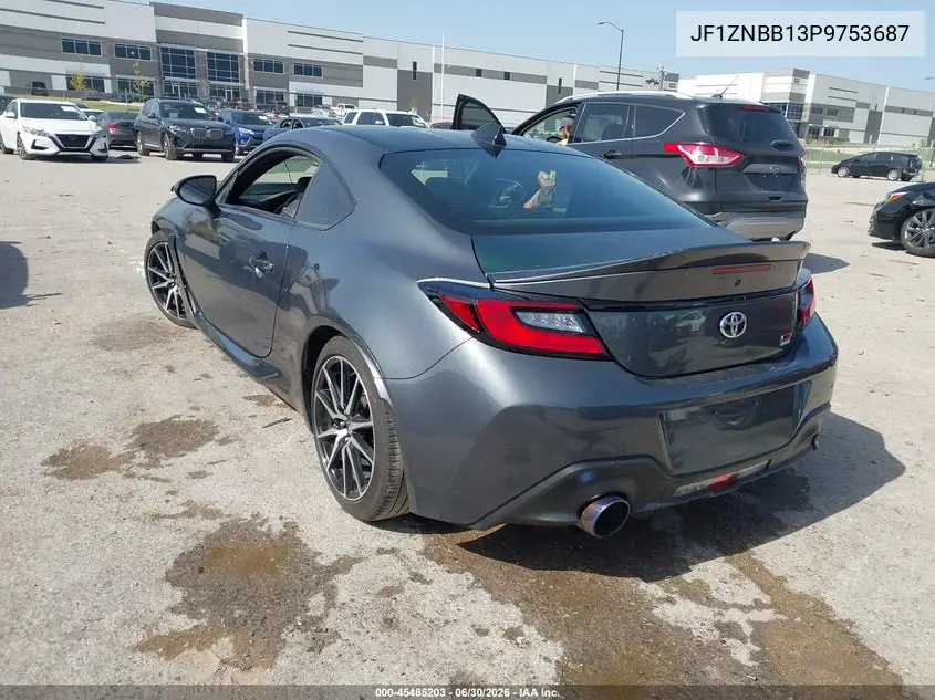 2023 Toyota Gr86 VIN: JF1ZNBB13P9753687 Lot: 45485203
