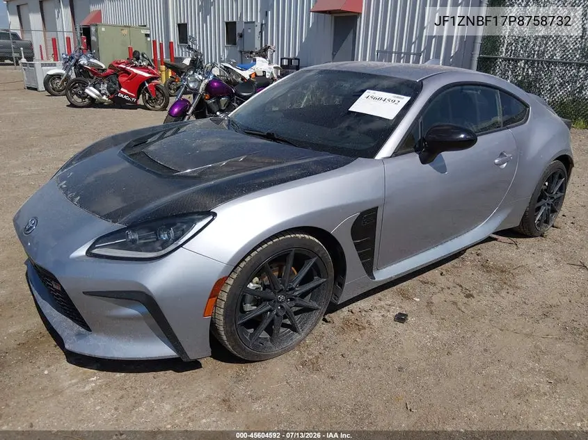 2023 Toyota Gr86 Premium VIN: JF1ZNBF17P8758732 Lot: 45604592
