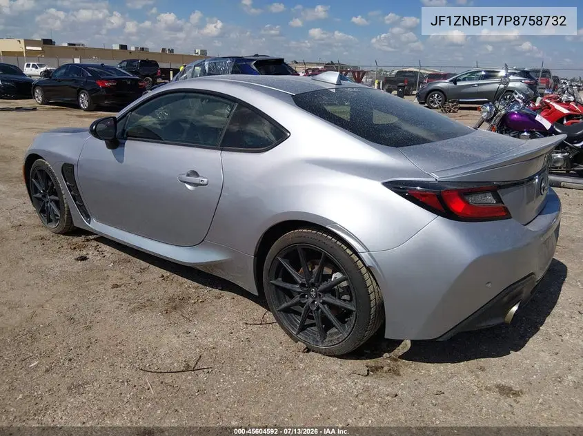 2023 Toyota Gr86 Premium VIN: JF1ZNBF17P8758732 Lot: 45604592