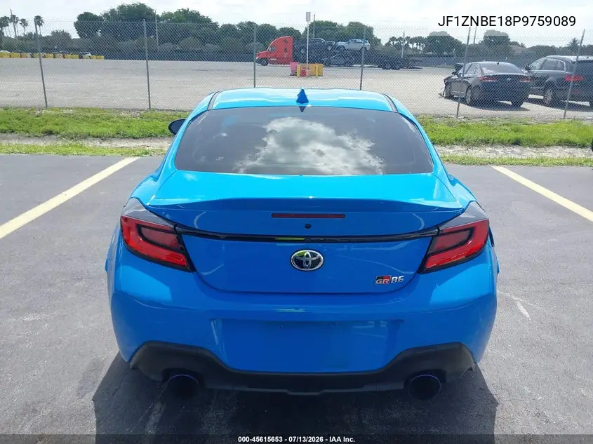 2023 Toyota Gr86 Premium VIN: JF1ZNBE18P9759089 Lot: 45615653