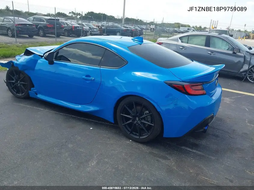 2023 Toyota Gr86 Premium VIN: JF1ZNBE18P9759089 Lot: 45615653
