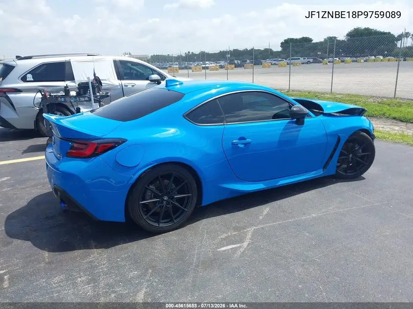 2023 Toyota Gr86 Premium VIN: JF1ZNBE18P9759089 Lot: 45615653