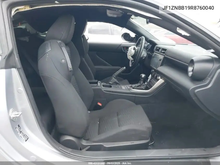 2024 Toyota Gr86 VIN: JF1ZNBB19R8760040 Lot: 43121309