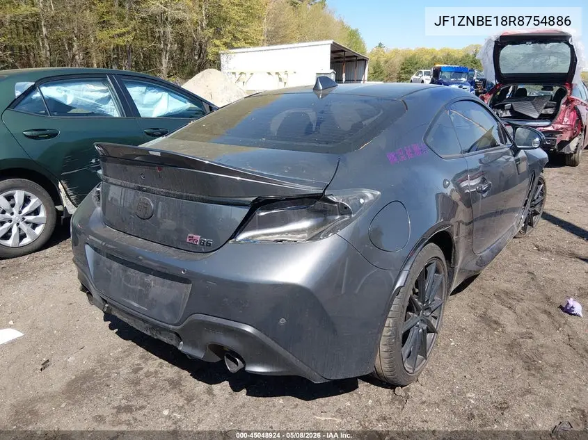 2024 Toyota Gr86 Premium VIN: JF1ZNBE18R8754886 Lot: 45048924