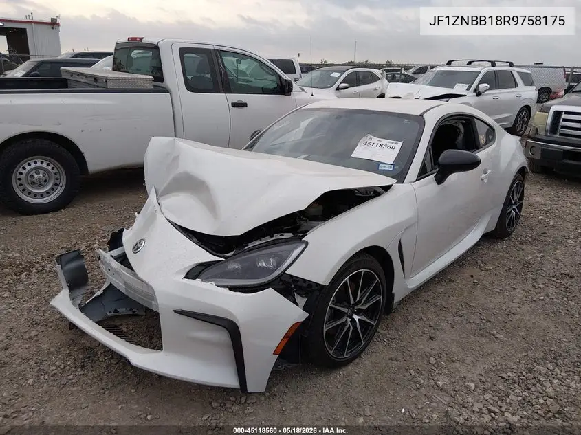 2024 Toyota Gr86 VIN: JF1ZNBB18R9758175 Lot: 45118560