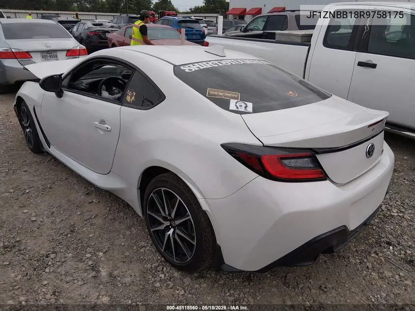 2024 Toyota Gr86 VIN: JF1ZNBB18R9758175 Lot: 45118560