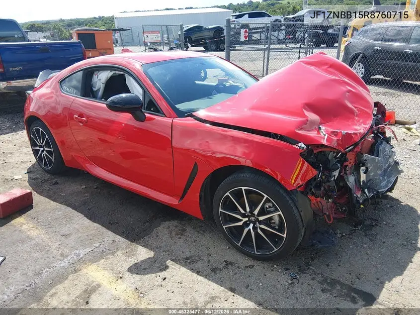 2024 Toyota Gr86 VIN: JF1ZNBB15R8760715 Lot: 45325477