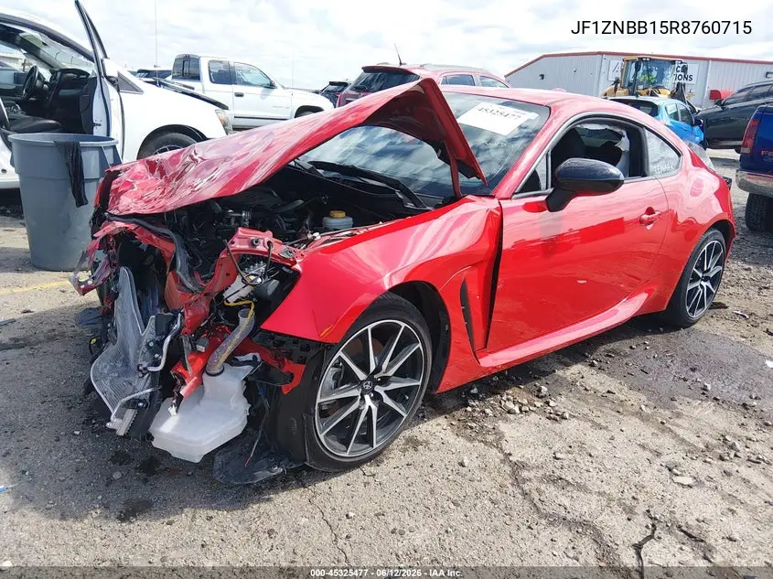 2024 Toyota Gr86 VIN: JF1ZNBB15R8760715 Lot: 45325477