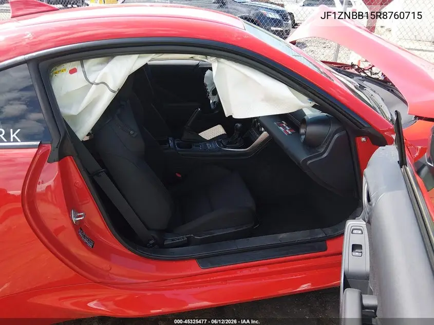 2024 Toyota Gr86 VIN: JF1ZNBB15R8760715 Lot: 45325477