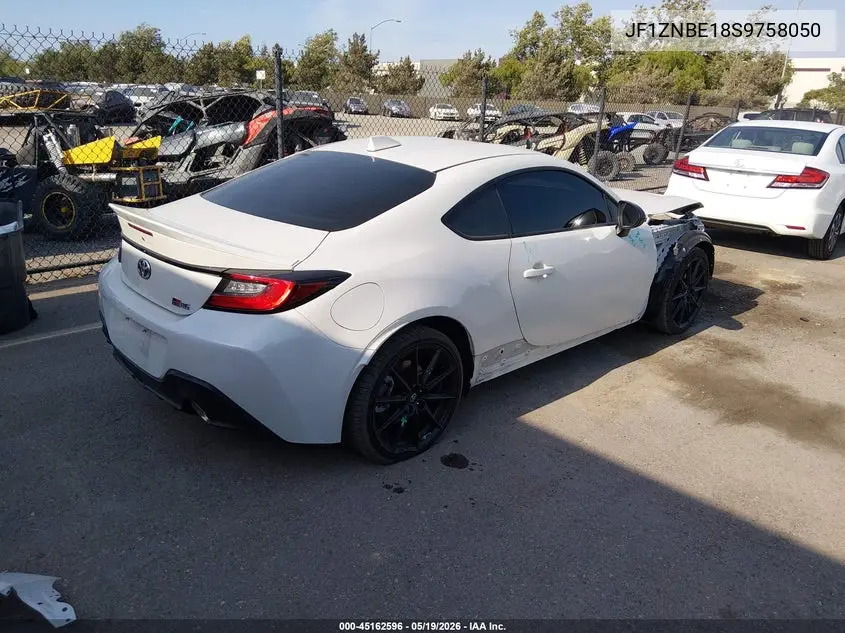 2025 Toyota Gr86 Premium VIN: JF1ZNBE18S9758050 Lot: 45162596