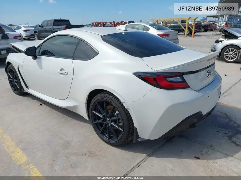 2025 Toyota Gr86 Premium VIN: JF1ZNBE14S9760989 Lot: 45253227