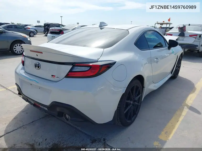 2025 Toyota Gr86 Premium VIN: JF1ZNBE14S9760989 Lot: 45253227