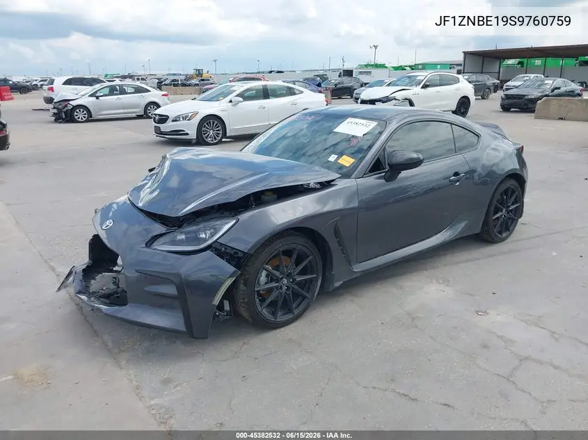 2025 Toyota Gr86 Premium VIN: JF1ZNBE19S9760759 Lot: 45382532
