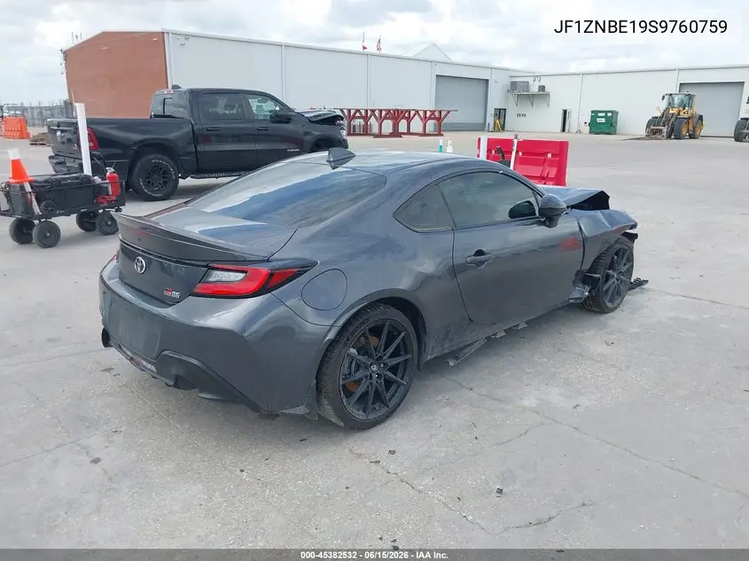 2025 Toyota Gr86 Premium VIN: JF1ZNBE19S9760759 Lot: 45382532