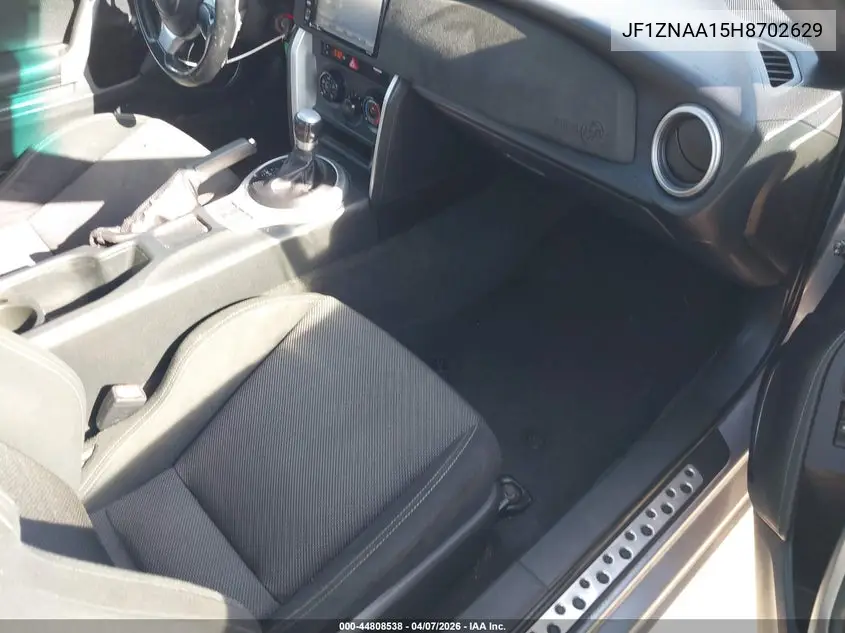 2017 Toyota 86 VIN: JF1ZNAA15H8702629 Lot: 44808538