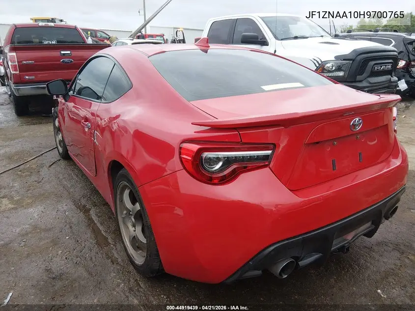 2017 Toyota 86 VIN: JF1ZNAA10H9700765 Lot: 44919439