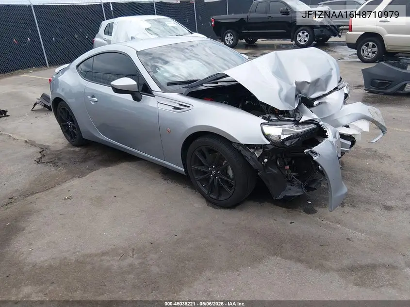 2017 Toyota 86 VIN: JF1ZNAA16H8710979 Lot: 45035221