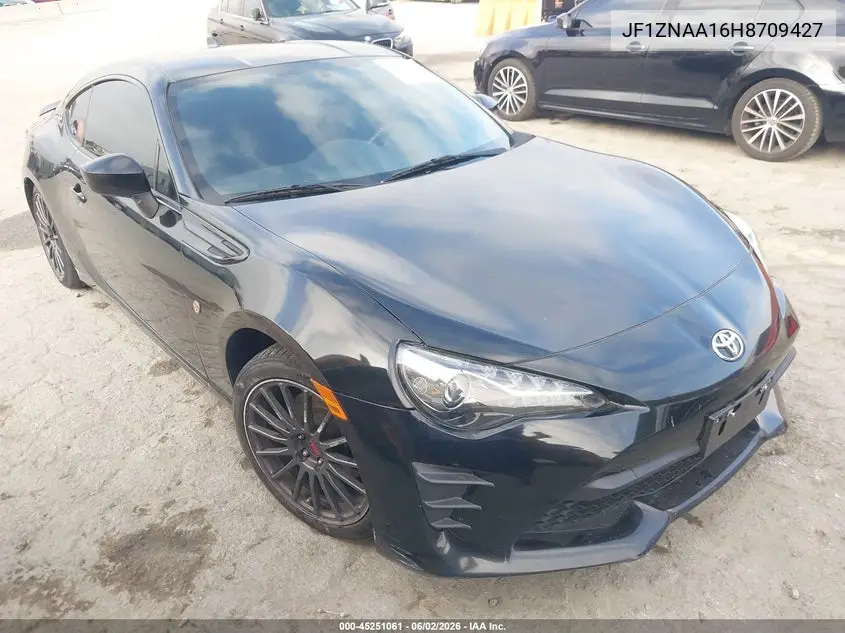 2017 Toyota 86 VIN: JF1ZNAA16H8709427 Lot: 45251061