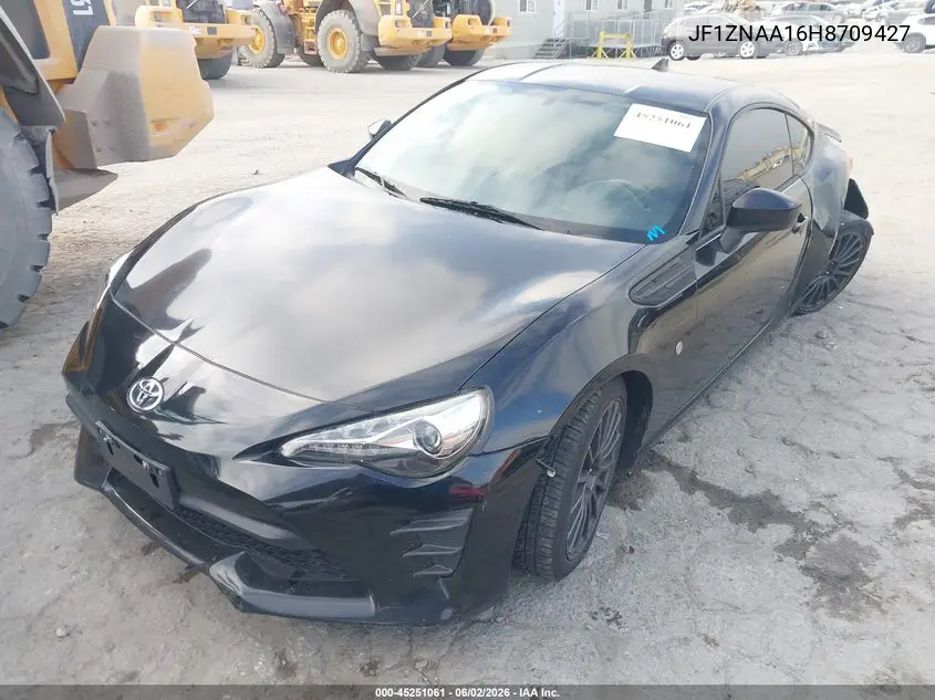 2017 Toyota 86 VIN: JF1ZNAA16H8709427 Lot: 45251061